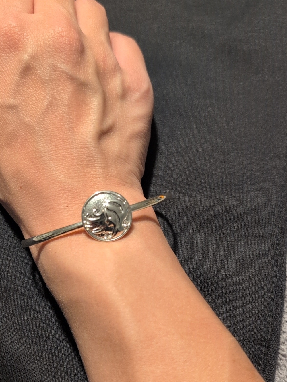 NWOT Silver Virgo Cuff Bracelet